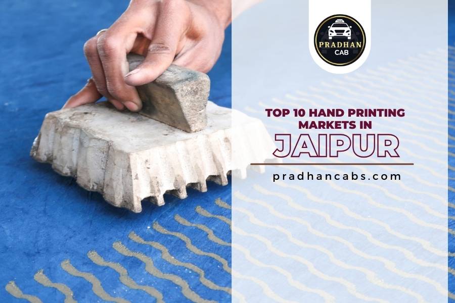 Hand Printing Markets in Jaipur